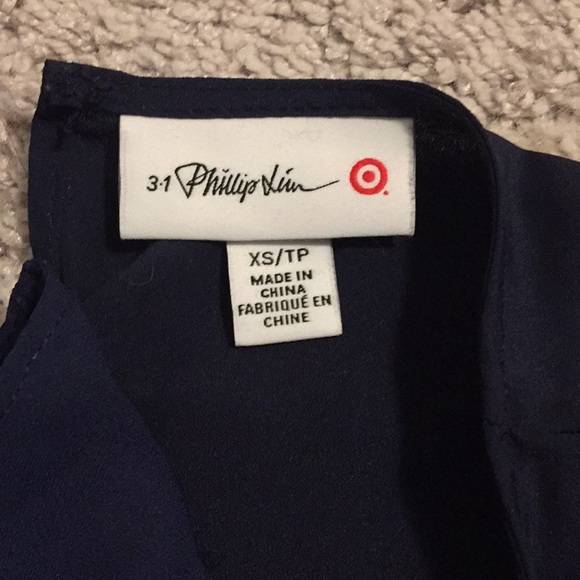 3.1 Phillip Lim ruffle blouse blue XS - Picture 2 of 3